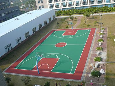唐山市水云苑小区篮球场地-运动地板