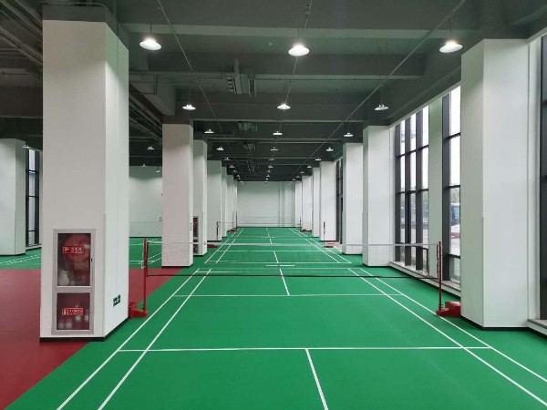 中国艺术研究院羽毛球场地施工案例